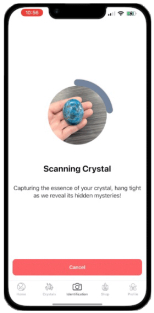 تصویر برنامه شناسایی هویت کریستال سنگ های معدنی