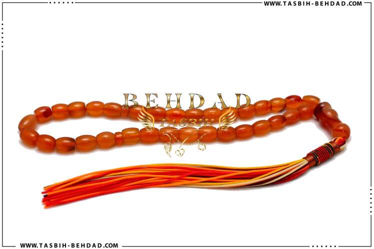 تسبیح زیبای عقیق یمنی سرخ در فروشگاه تسبیح بهداد