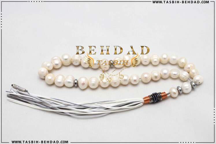 تسبیح مروارید طبیعی ، چشم نواز و لاکچری در فروشگاه و کارگاه تولید تسبیح بهداد