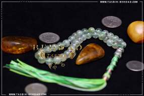 تسبیح پرهنیت | تسبیح با سنگ معدنی پرهنیت | تسبیح با سنگ طبیعی پرهنیت | فروشگاه و کارگاه تولید تسبیح پرهنیت بهداد | گوهر پرهنیت | پرهنیت زیبا | رنگ پرهنیت | معدن پرهنیت | جنس پرهنیت | تسبیح | Rosary | Prehenite Rosary | rosary | tasbih behdad | tasbih | behdad | تسبیح | بهداد |